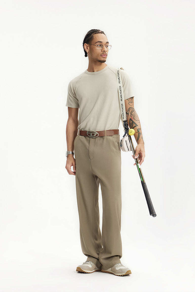 Comfortable Fit Men's Loose Leg Dress Pants - VogeLuxe