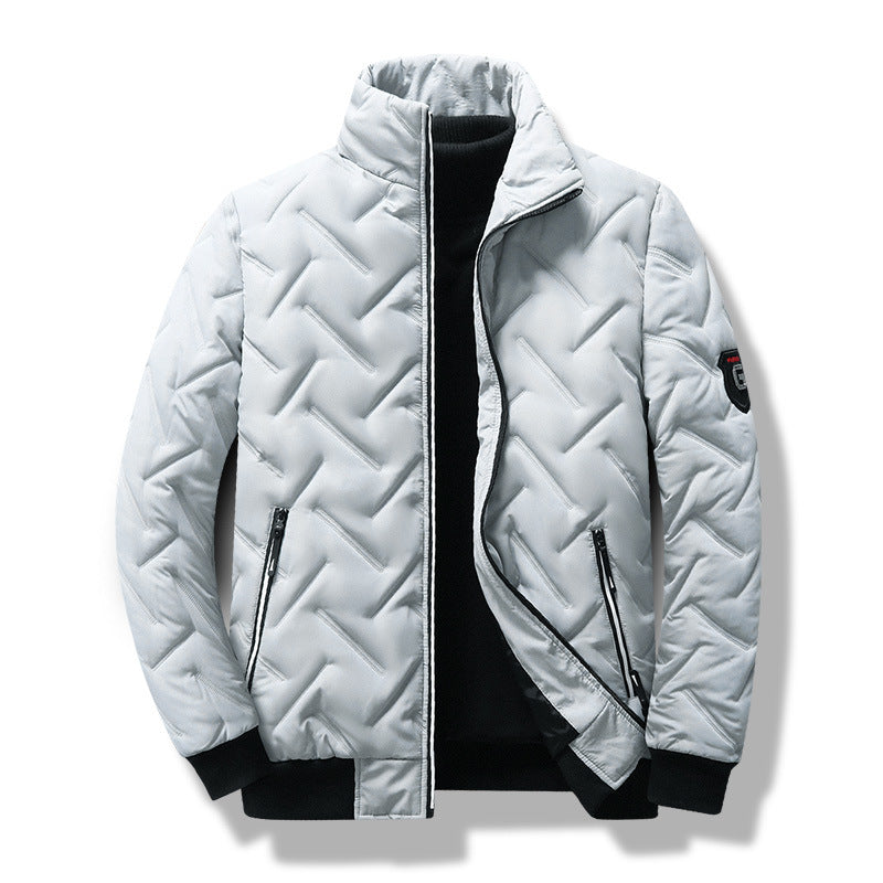 Men's Quilted Slim Fit Coat - Classic Stylish Design