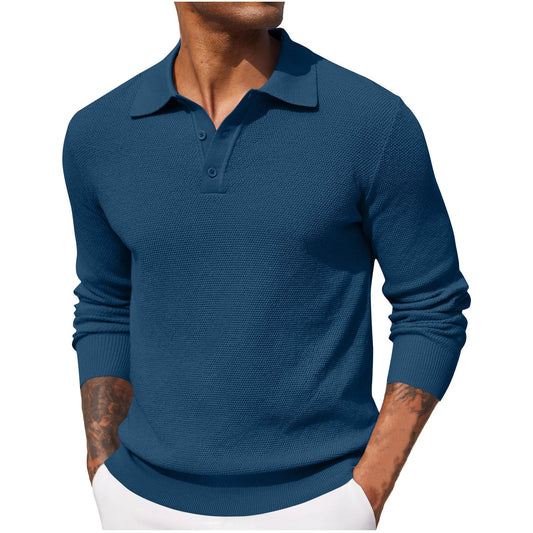 Classic Linen Polo Shirt for Men - VogeLuxe