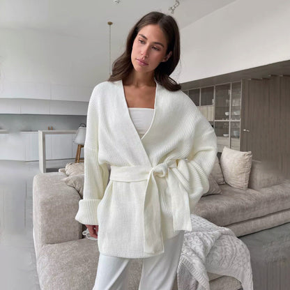 Soft Women's Oversized Rib Knit Sweater