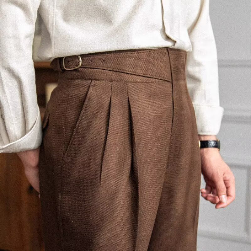 Classic Fit Men's Wool Dress Pants