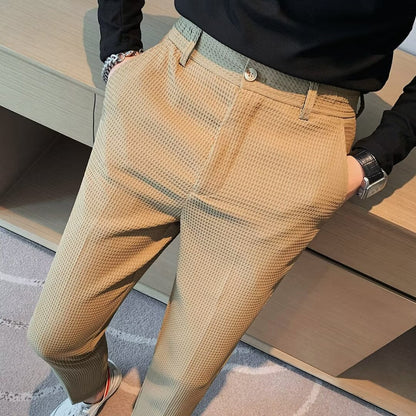 Men's Slim Fit Casual Trousers