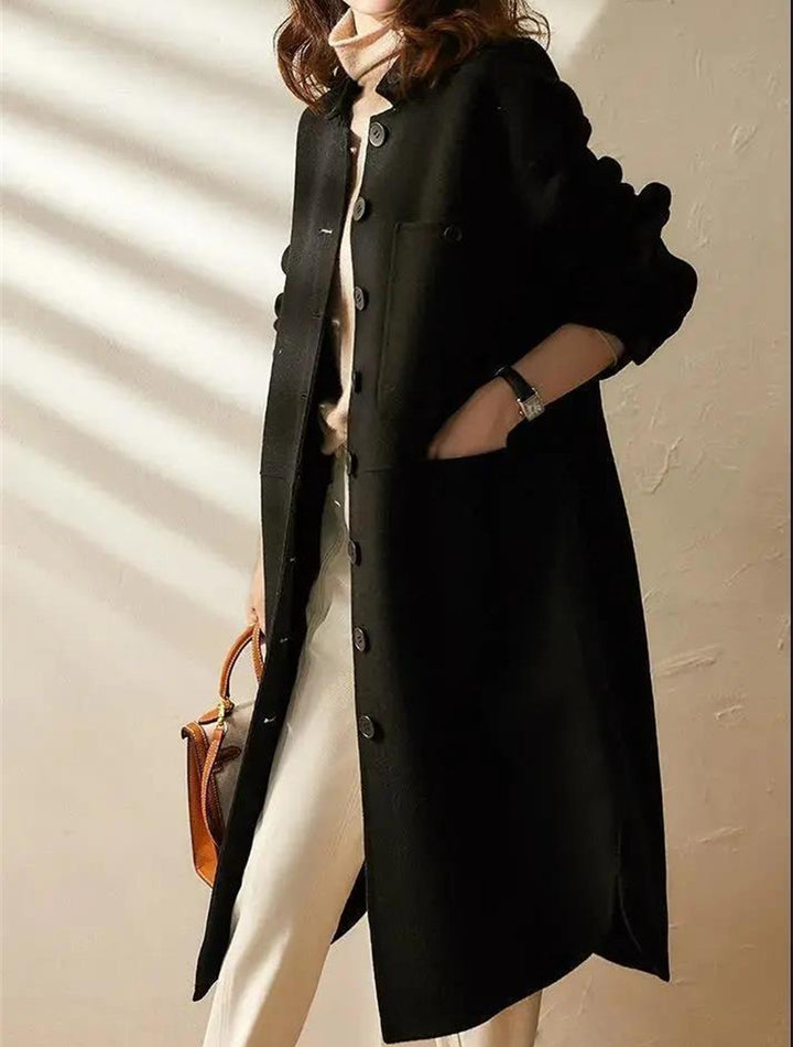 Classic Ladies Tailored Fit Coat - VogeLuxe