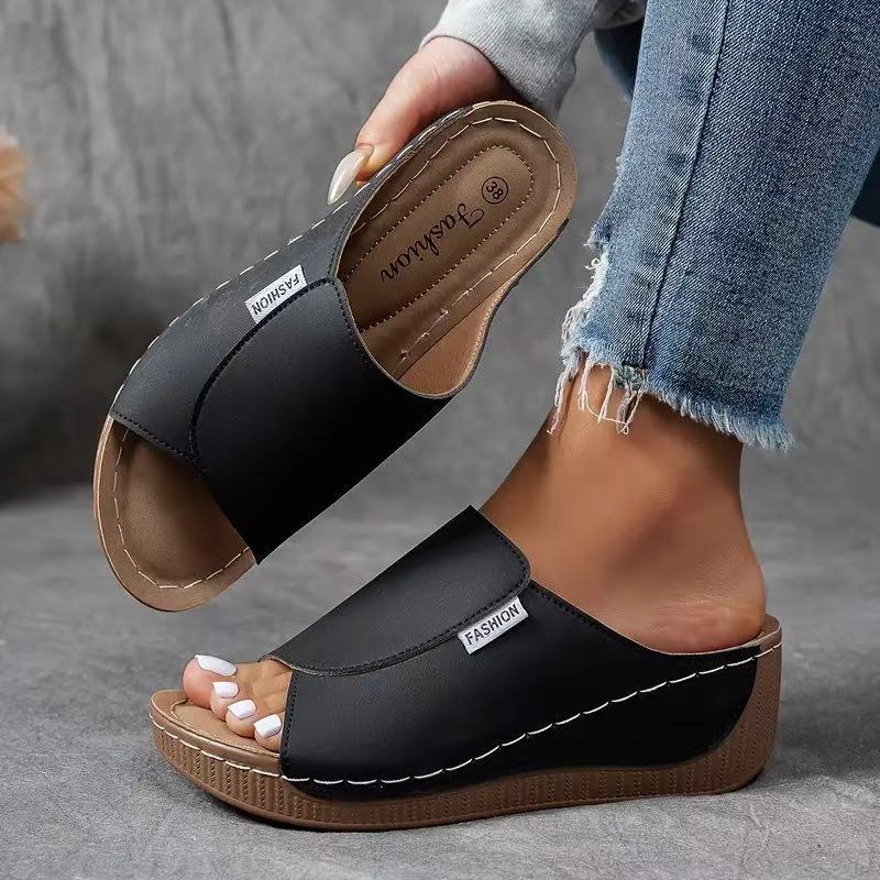 Comfortable Women's Open Toe Wedge Sandals