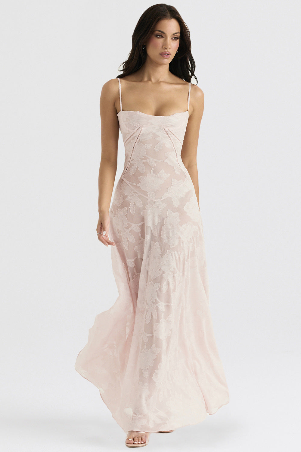 Ladies Elegant Long Evening Dress - Smooth Fit