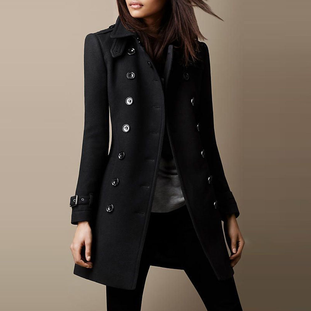 Classy Ladies Double Breasted Winter Coat