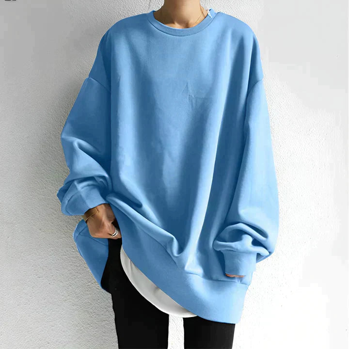 Relaxed Fit Long Women's Sweater
