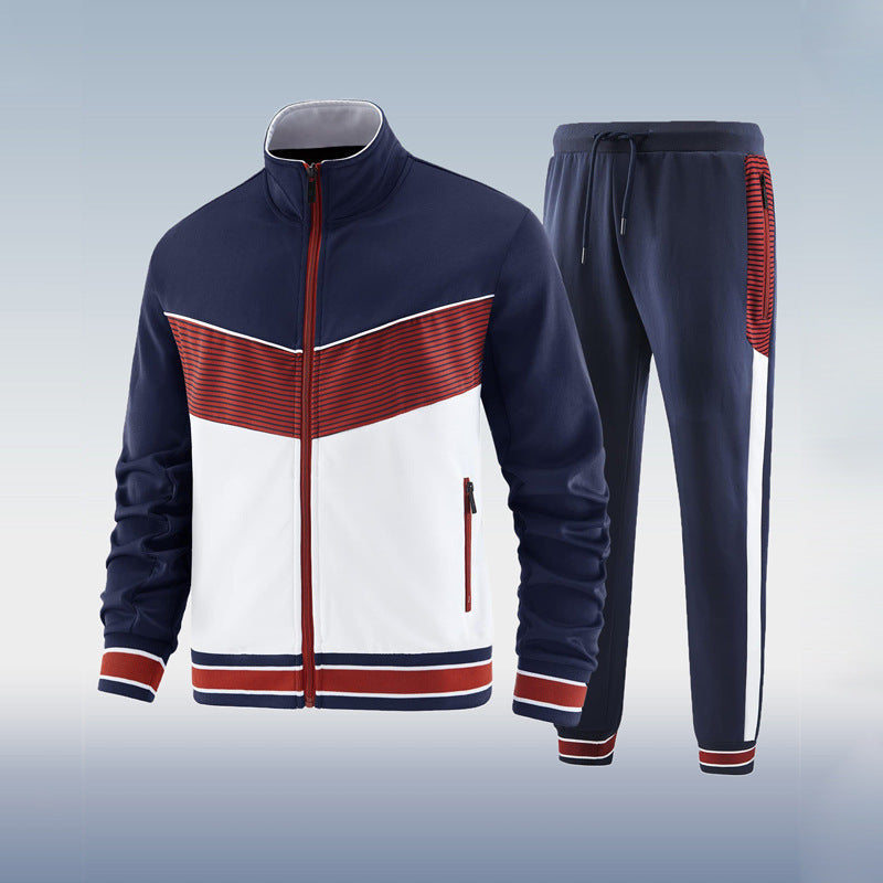 Men's Sporty Fitness Tracksuit - Slim Fit 2 Piece Suit