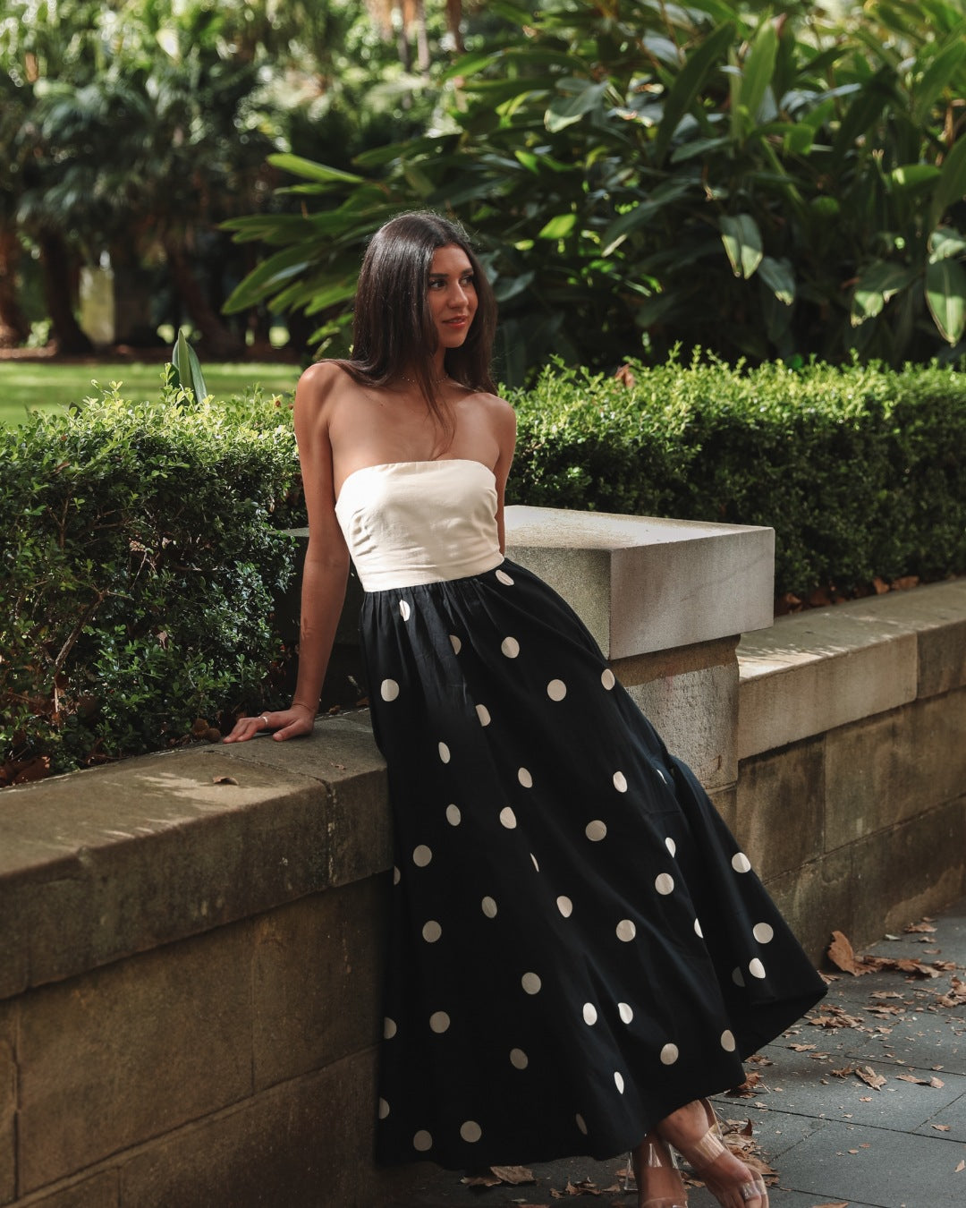 Trendy Off Shoulder Dot Sundress for Women
