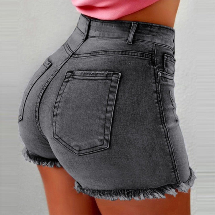 Ripped Jeans Short Shorts: Sexy Low Rise Mini Hotpants