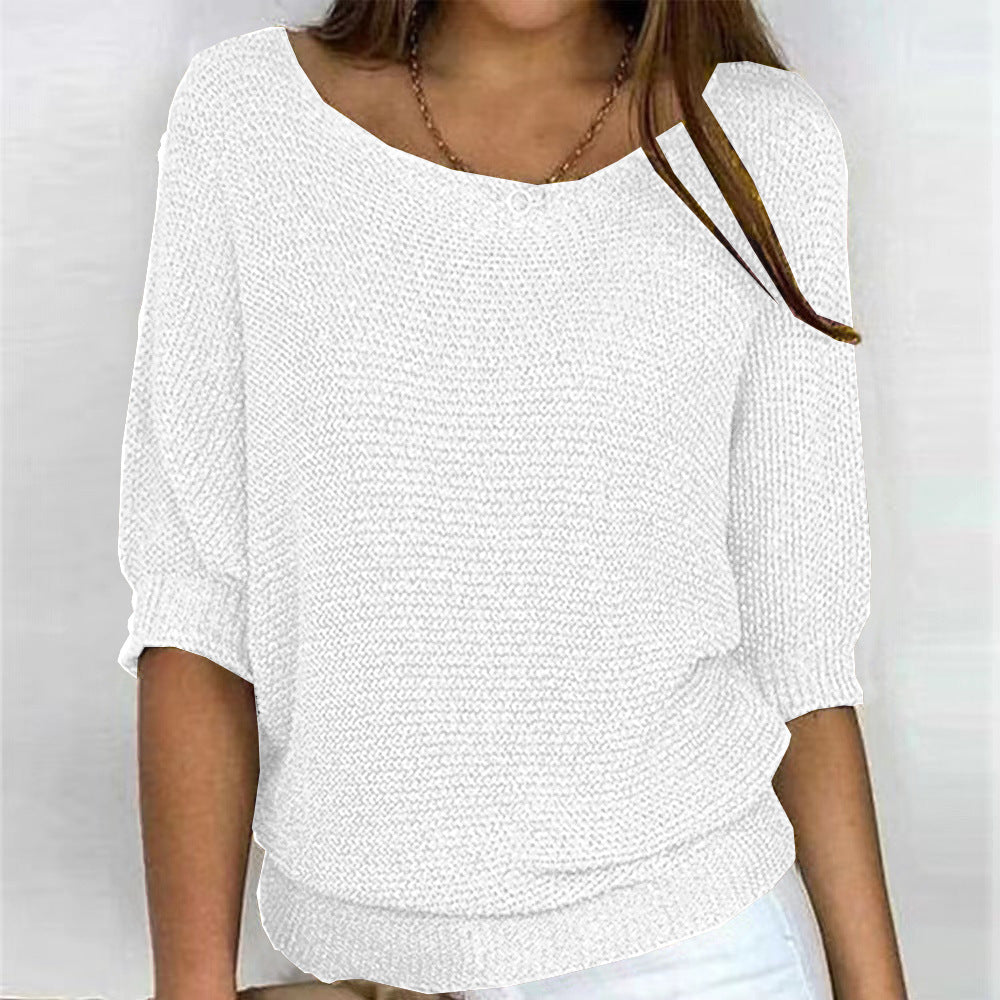 Cozy Fleece Pullover Sweater for Ladies
