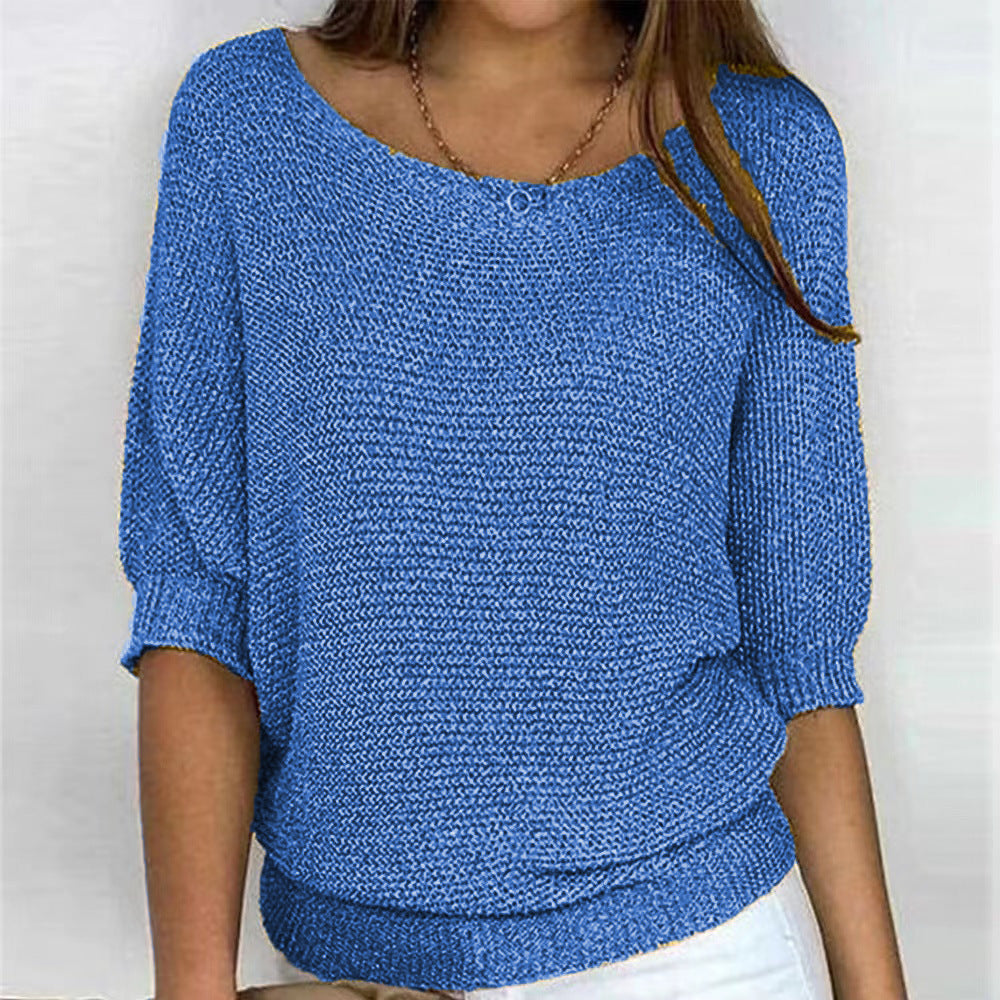 Cozy Fleece Pullover Sweater for Ladies