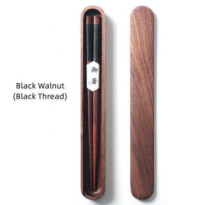 Classic Wooden Chopstick Set in Gift Box