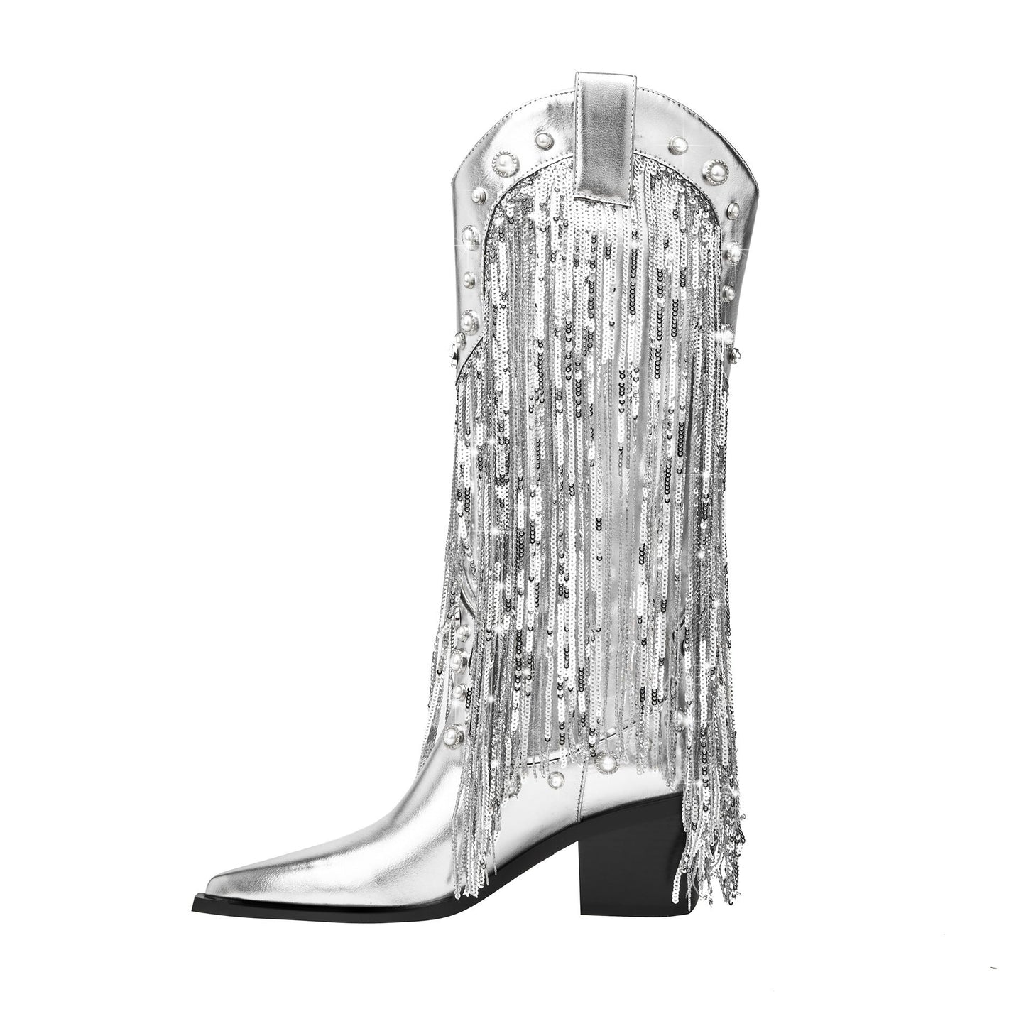 Western Fringed Ankle Boots for Women - VogeLuxe