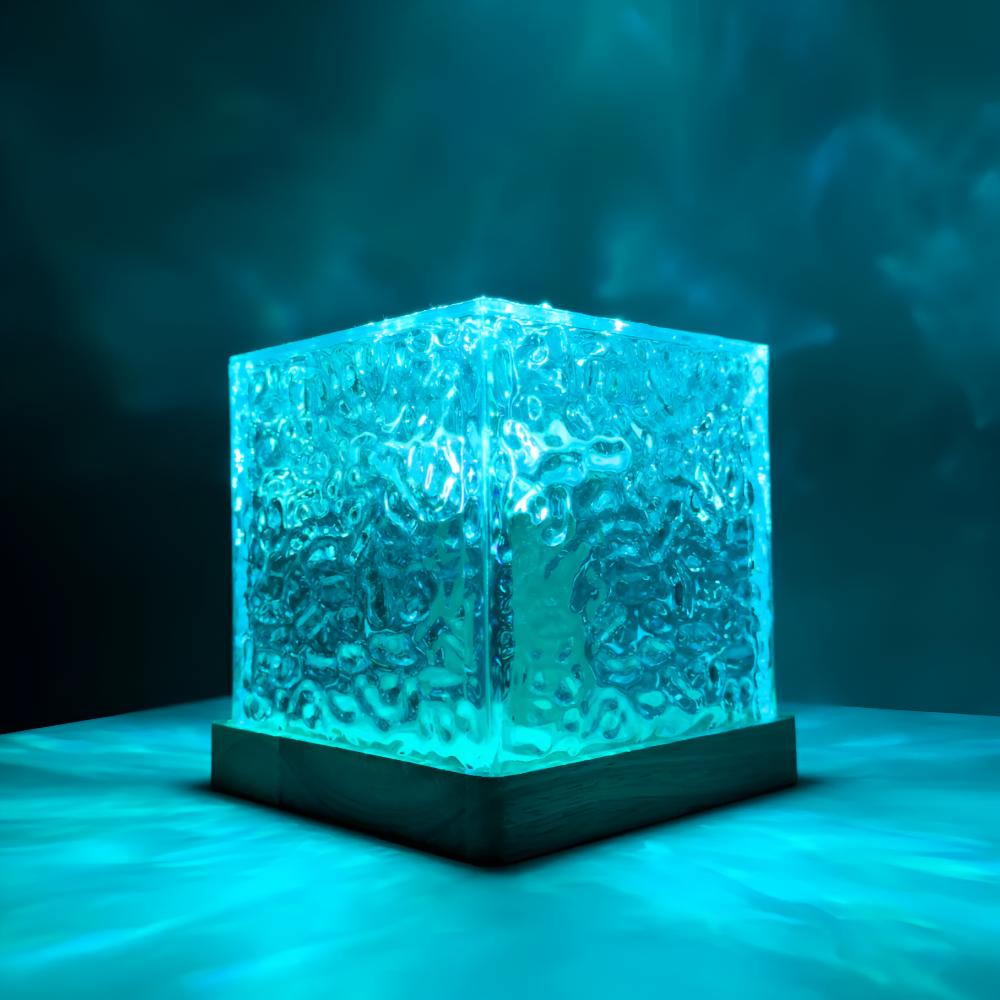 Colorful LED Cube Table Lamp - VogeLuxe