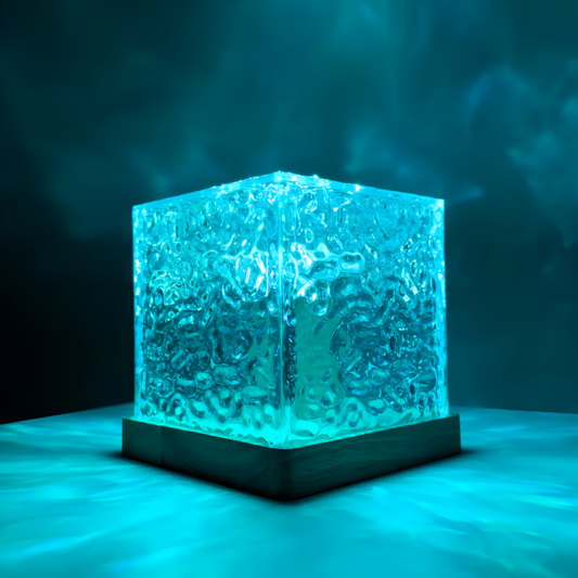 Colorful LED Cube Table Lamp - VogeLuxe