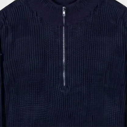 Old Monarchy | Men’s Half-Zip High Collar Sweater – Refined Warmth, Modern Ease 5