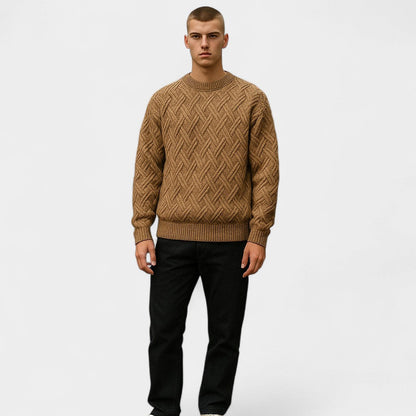 Old Monarchy | Men’s Knit Crew Neck Sweater – Timeless Warmth, Effortless Style 2