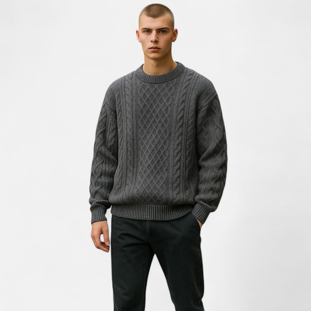 Old Monarchy | Men’s Knit Crew Neck Sweater – Timeless Warmth, Effortless Style 3