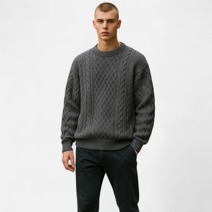 Old Monarchy | Men’s Knit Crew Neck Sweater – Timeless Warmth, Effortless Style 3
