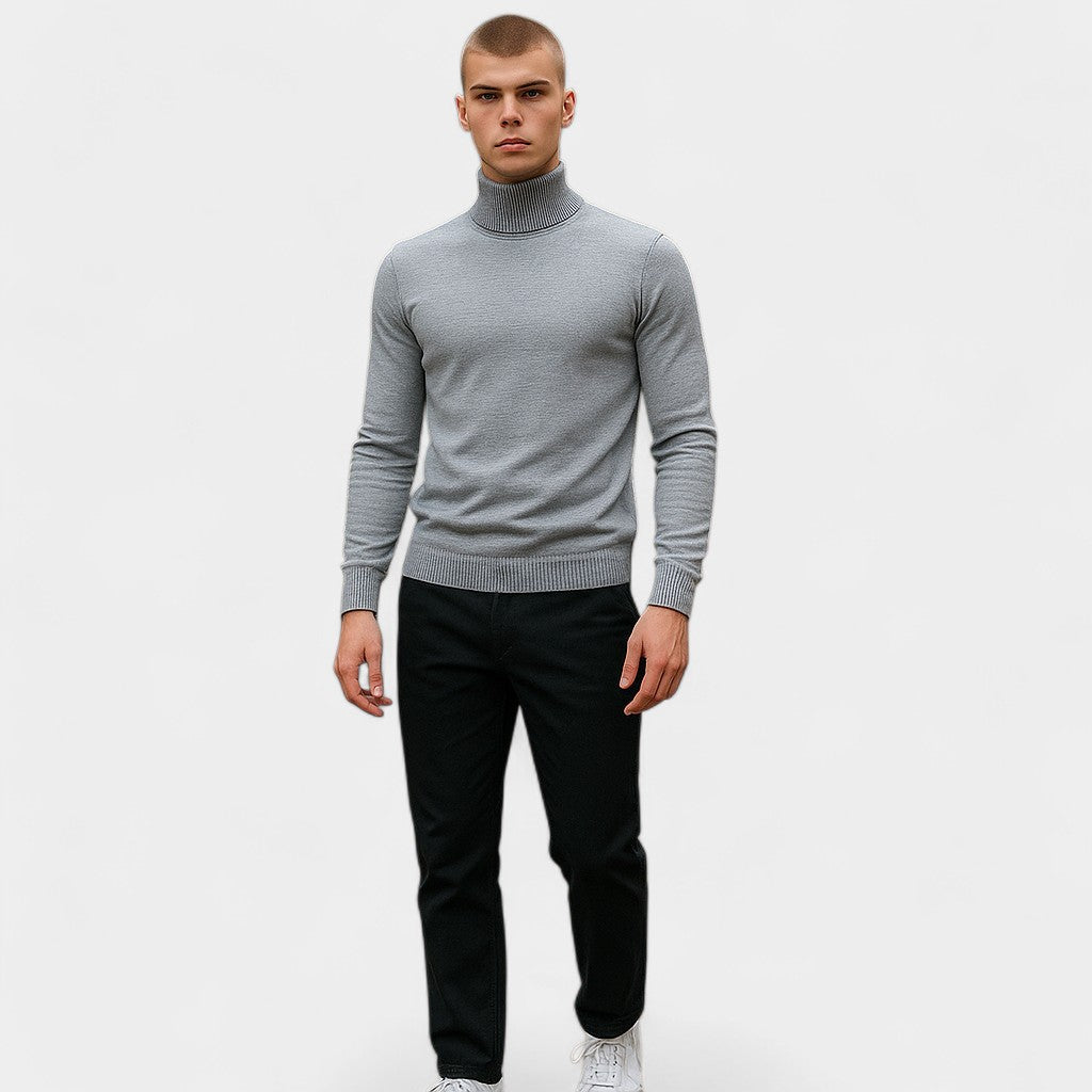 Old Monarchy | Men’s Knitted Sweater – Slim Fit, Casual Winter Layer 2
