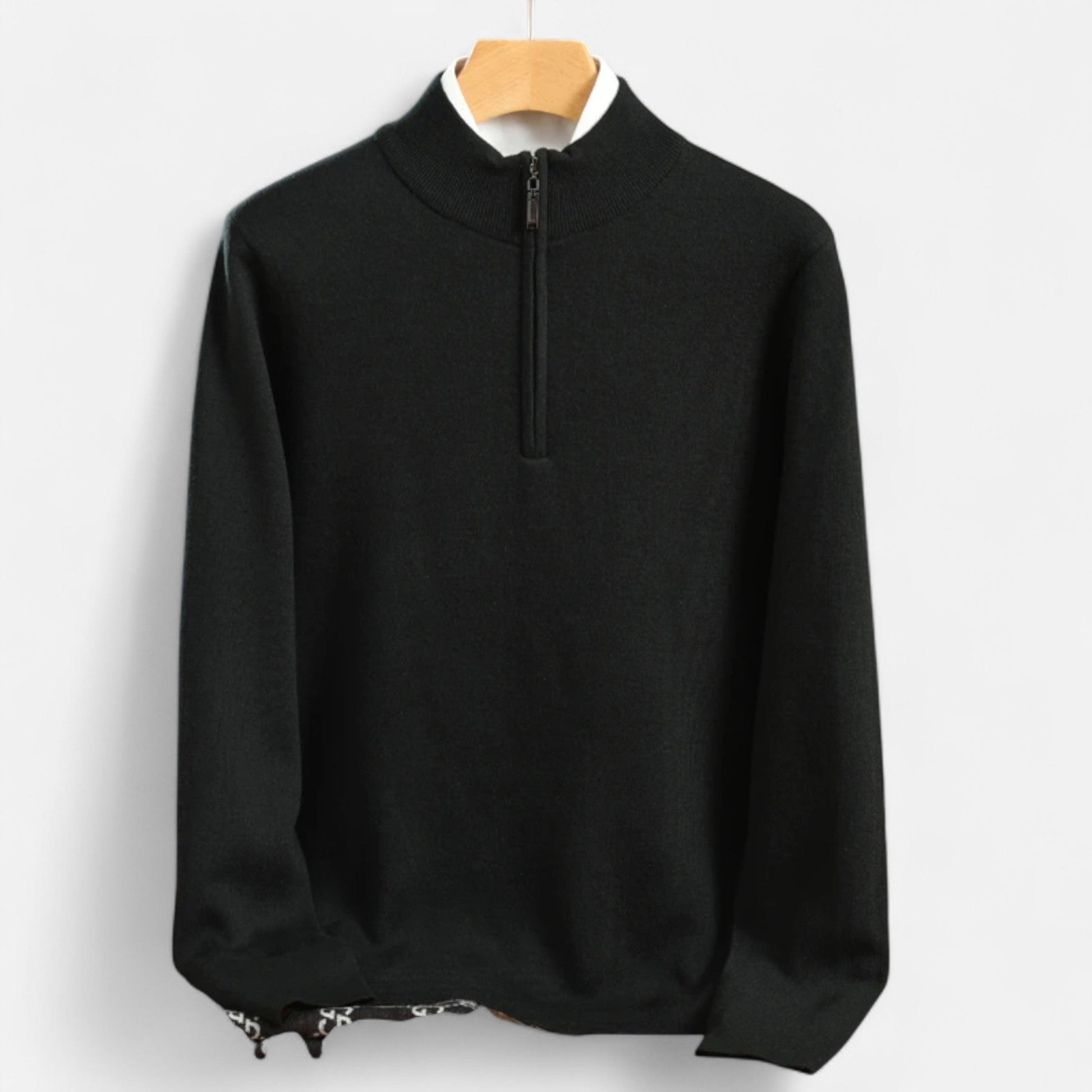 Old Monarchy | Men’s Merino Wool Half Zip Sweater 2