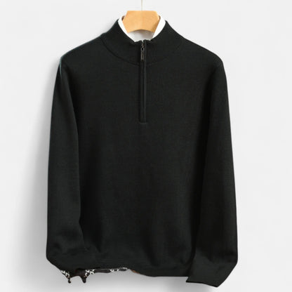 Old Monarchy | Men’s Merino Wool Half Zip Sweater 2