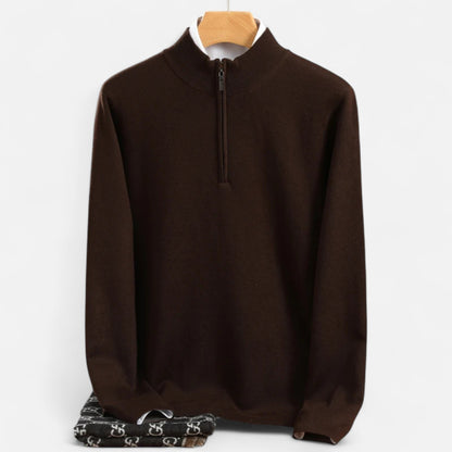 Old Monarchy | Men’s Merino Wool Half Zip Sweater 3