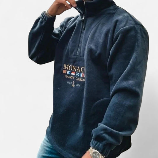 Old Monarchy | Men’s Monaco Half-Zip Sweater – Timeless Elegance, Refined Comfort 0