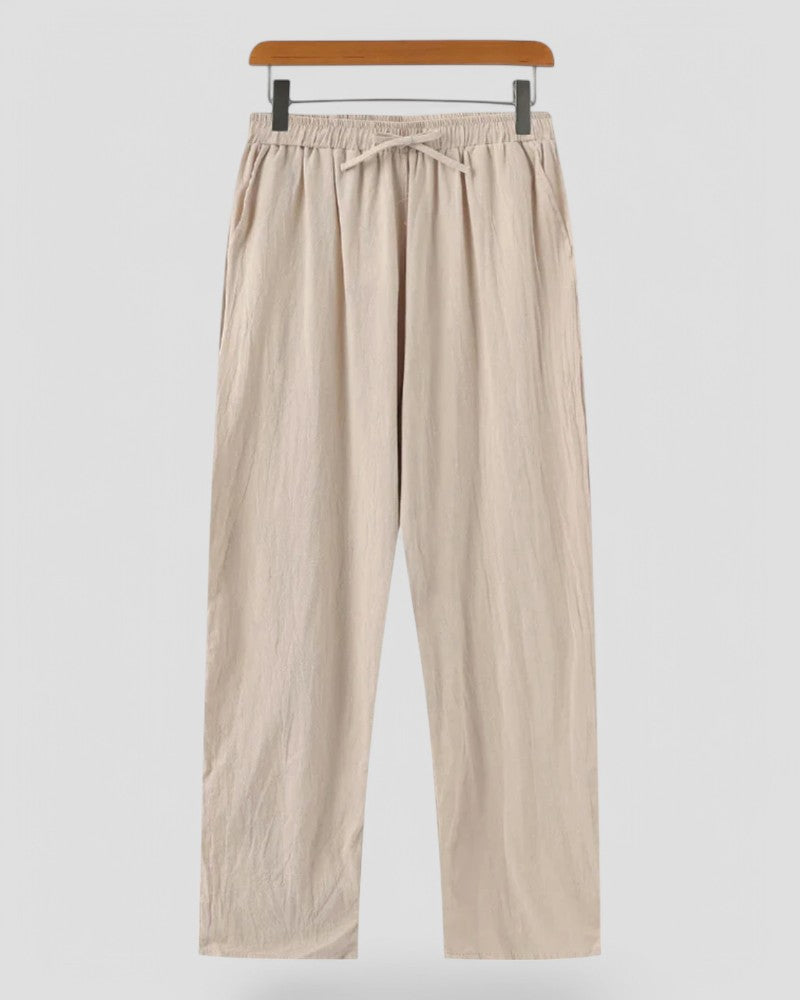 Old Money linen trousers summer pants for men