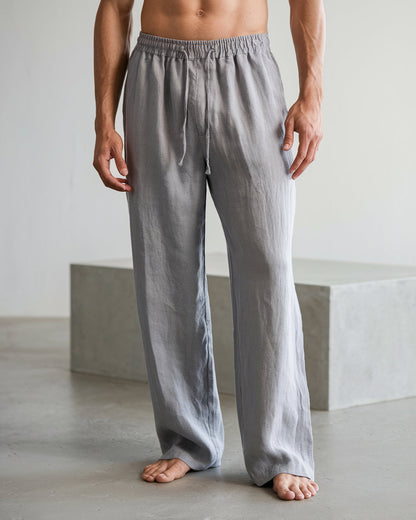 Old Money linen trousers summer pants for men