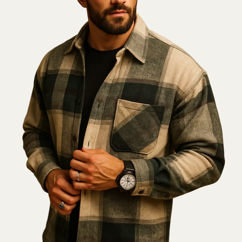 Oliver Men’s Classic Button Jacket – Long Sleeve Tailored Vest Style 0
