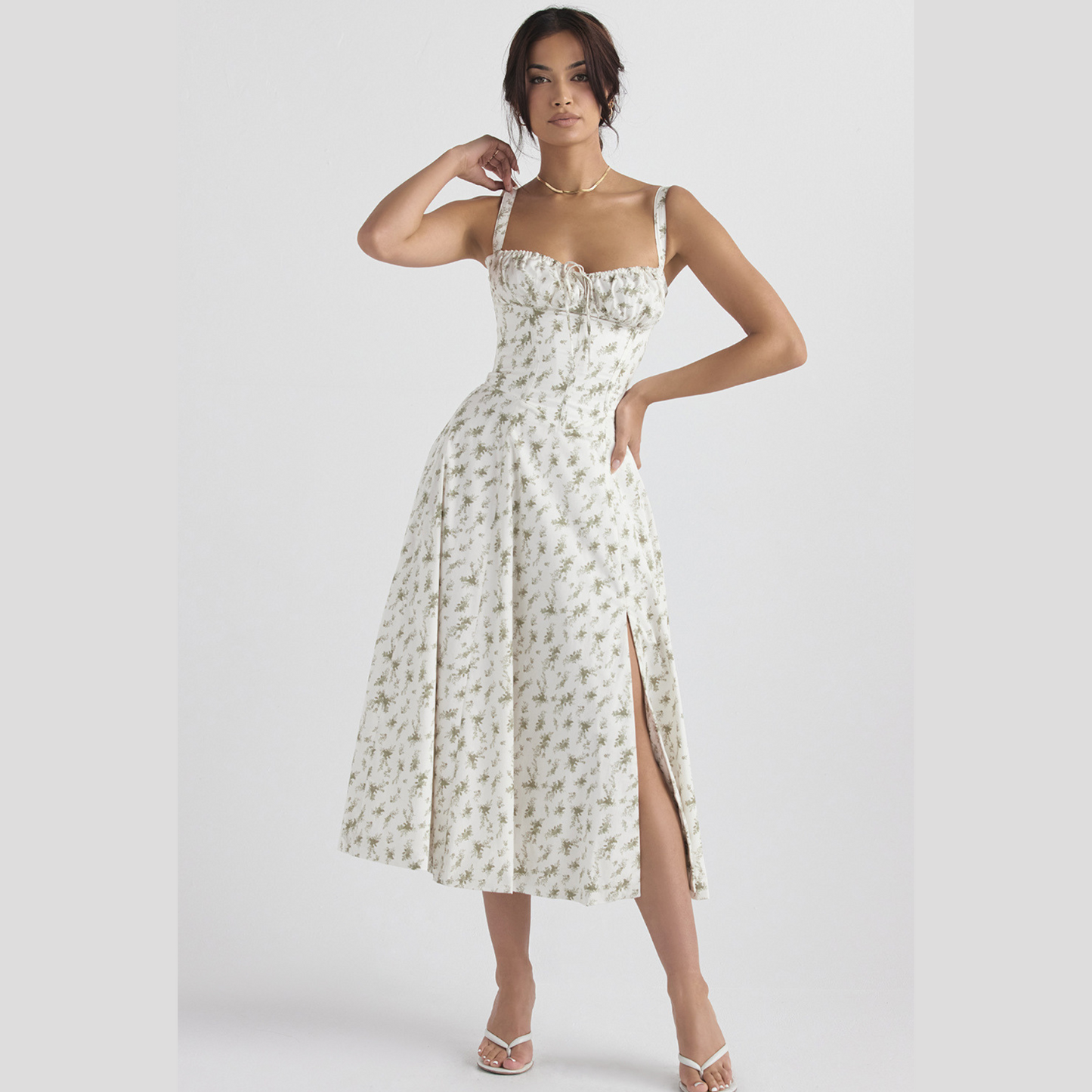 Women's Floral Party Dress - Cute Summer Dress