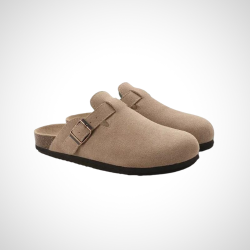 Comfy Suede Slip On Clogs