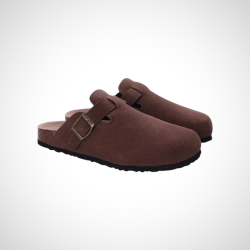 Comfy Suede Slip On Clogs
