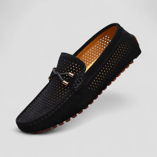 Orthopedic Breathable Leather Slip On Loafers for Men
