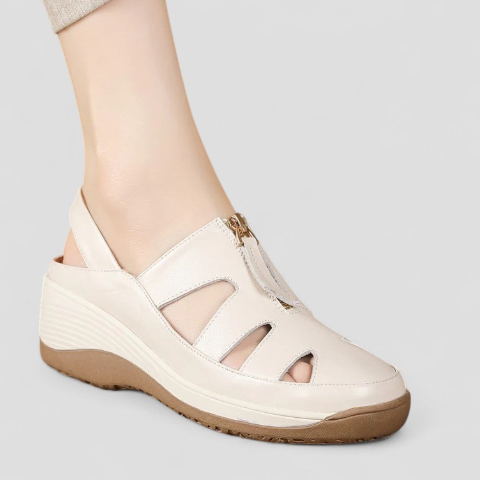 Orthopedic Cut Out Comfort Wedge Sandals for Women