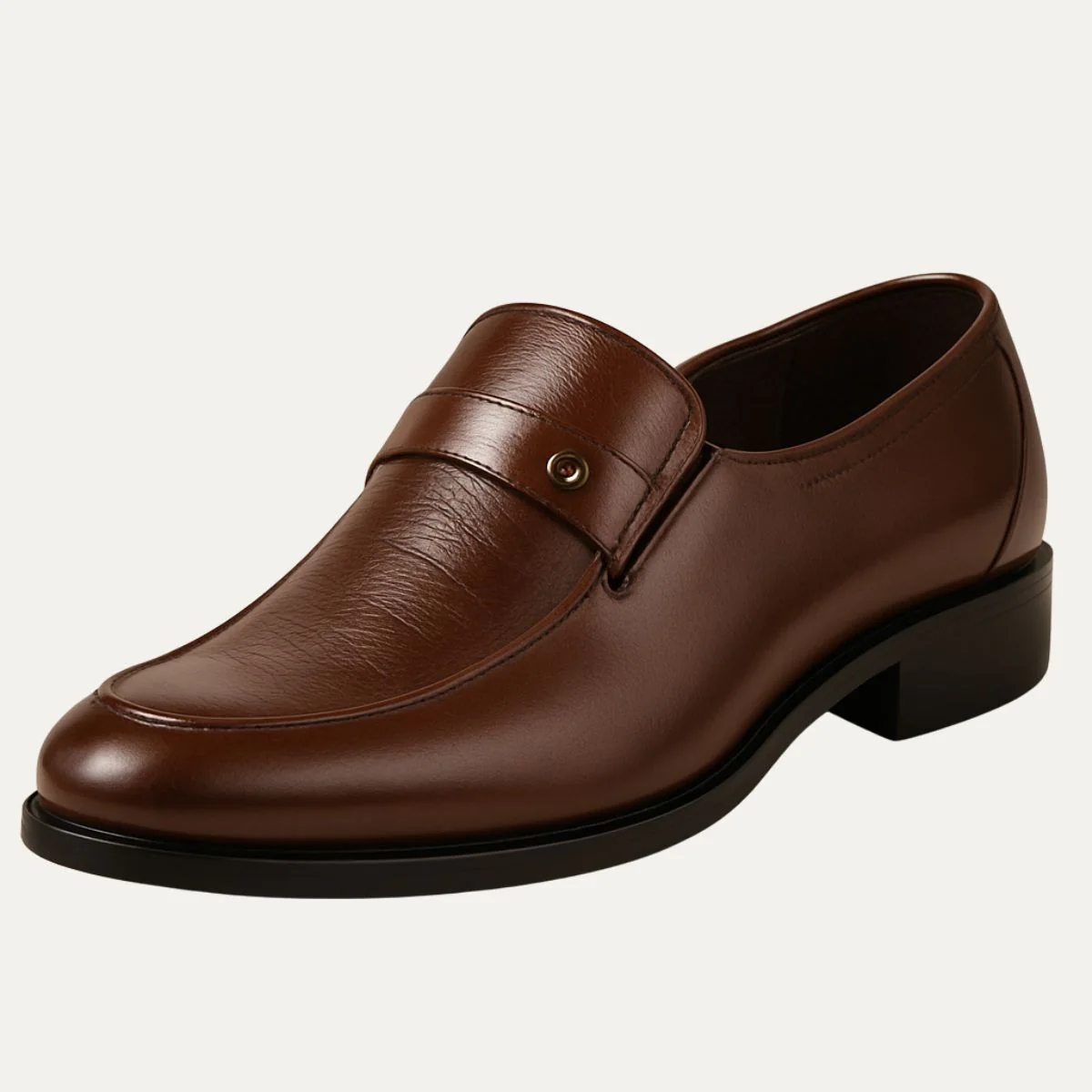 VogeLuxe | Men’s Classic Square-Toe Loafers