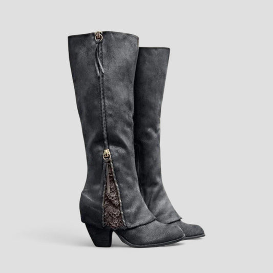 Orthopedic Knee High Zipper Boots for Women