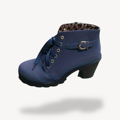 VogeLuxe | Women’s Elegant Lace-up High Heel Boots