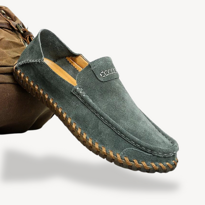 VogeLuxe | Men’s Suede Stitch Loafers