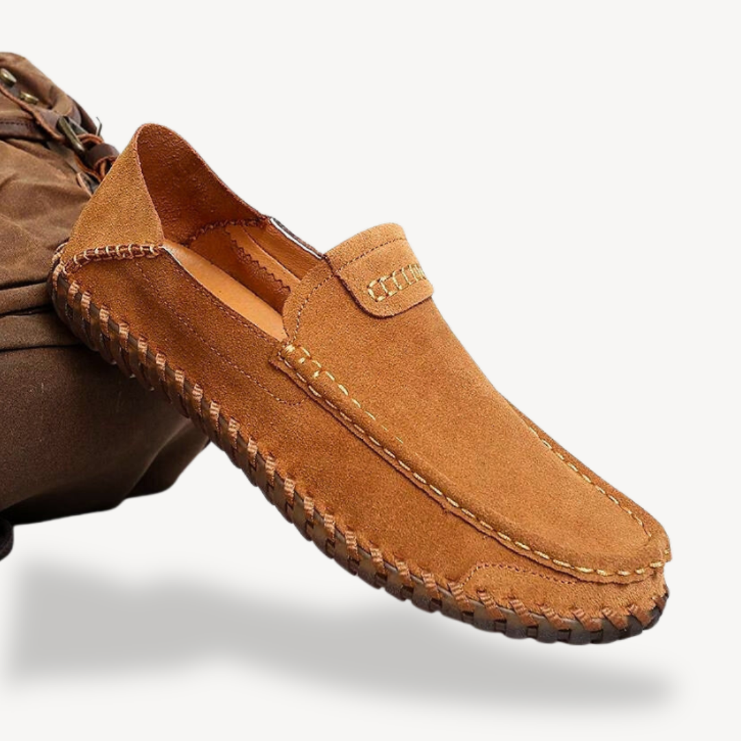 VogeLuxe | Men’s Suede Stitch Loafers