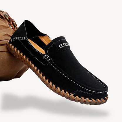 VogeLuxe | Men’s Suede Stitch Loafers