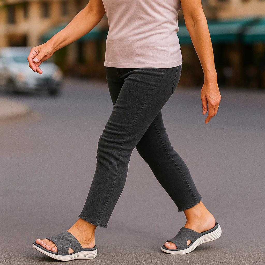 VogeLuxe | Women’s Mesh Beach Wedge Sandals