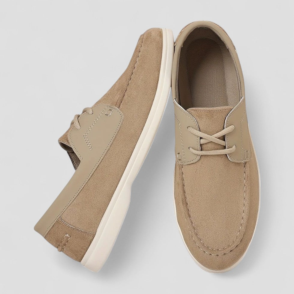 Orthopedic Suede Lace Up Loafers for Men