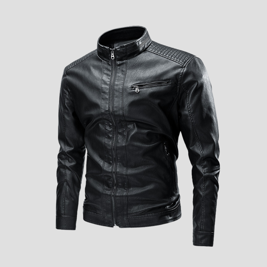 Osbert | Leather Biker Jacket 0
