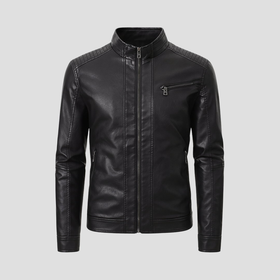 Osbert | Leather Biker Jacket 1