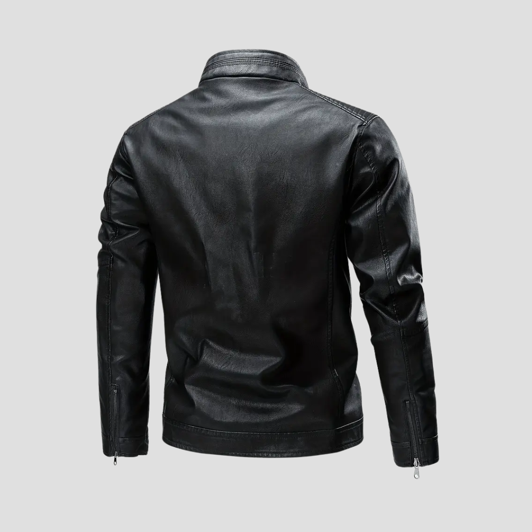 Osbert | Leather Biker Jacket 2