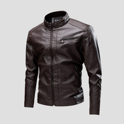 Osbert | Leather Biker Jacket 3