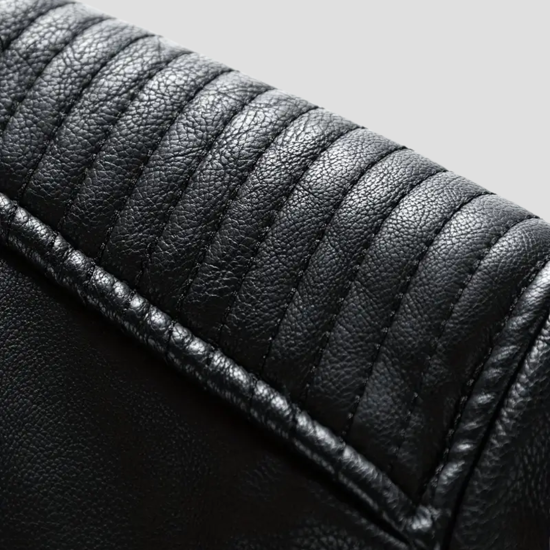 Osbert | Leather Biker Jacket 4